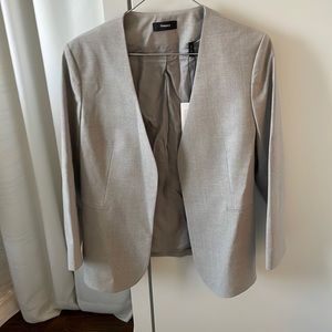 Theory Lindrayia Blazer - light grey wool - size 8 - NWT